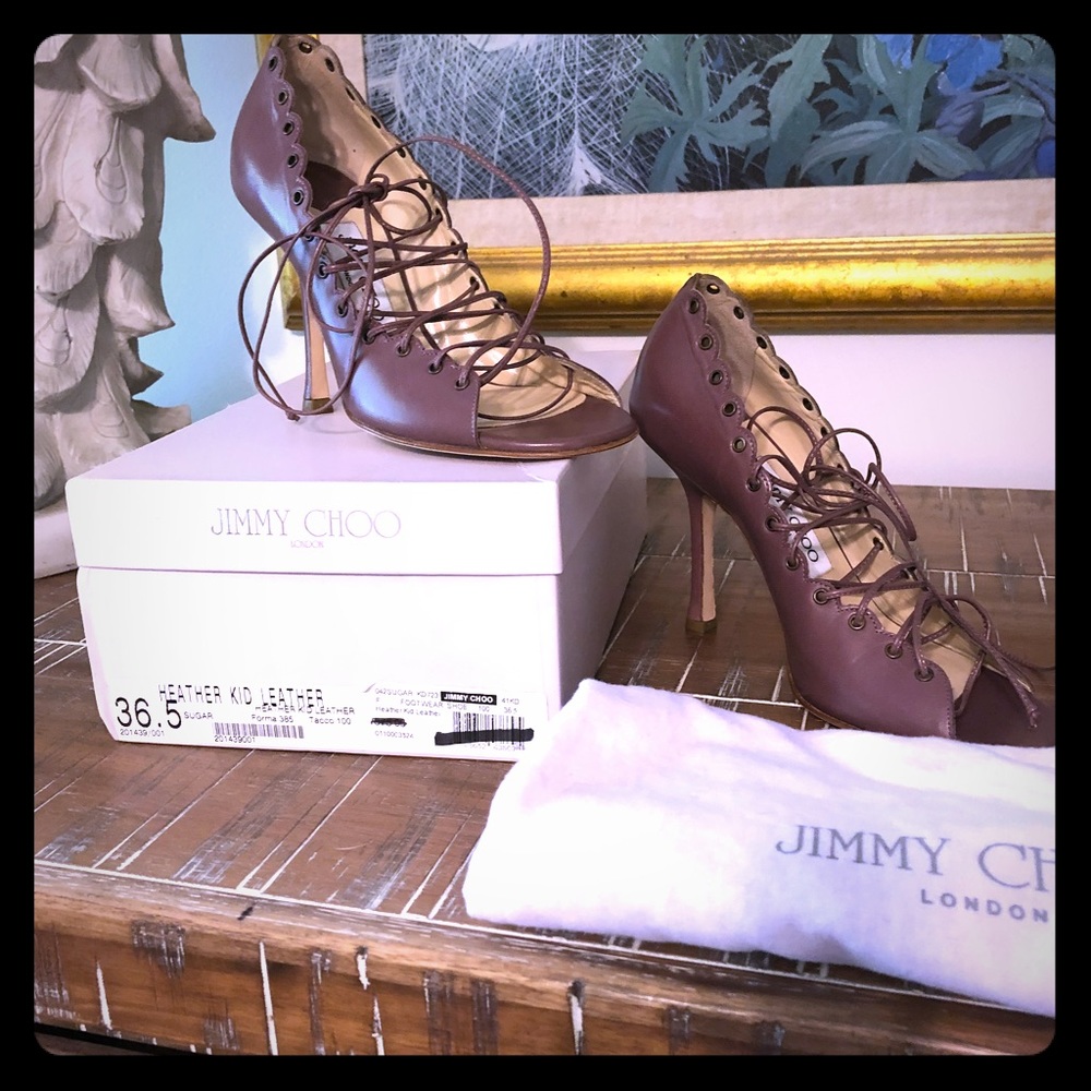 Jimmy Choo “Sex in the City” Heather Kid Leather